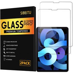 lot 12261 image: SIBEITU 2 Pack Screen Protector for iPad Air 5th 4th Generation 10.9 Inch 20222020, HD Clear 9H Tempered Glass for iPad Pro 11 Inch 2022202120202018, Case Friendly, Resistant & Touch Sensitive