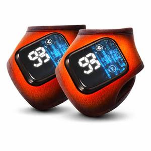 lot 14274 image: TMWUW Cordless Foot & Ankle Massager with Heat & Vibration, Adjustable Heated Wrap for Heel, Arch & Ankle Comfort, Portable Rechargeable Foot Relaxation Device with Extension Strap (2)