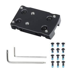 lot 14328 image: ohhunt Universal Rib Mount  Compact Dot Optic Steel Mount Plate Compatible with VortexViperBurris FastfireDocter