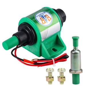 lot 14377 image: B4B BANG 4 BUCK 12D Universal 12 Volt Electric Fuel Pump 516 Inch Inlet and Outlet Inline 12 Volt 1-2A 35GPH 4-7 PSI