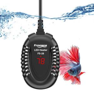 lot 14390 image: FREESEA Aquarium Fish Tank Heater 75W Small Submersible Turtle Heater with Adjustable Temperature External Controller for Betta  Saltwater  Freshwater  5-15 Gallon