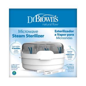 lot 19565 image: Dr. Browns Microwave Steam - for Baby Bottles, Nipples, Bottle Parts, Pacifiers, Teethers and Breast Pump Parts