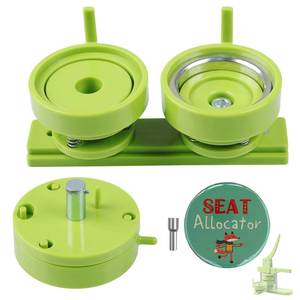 lot 20198 image: Happizza Button Maker Mold 2.25 inch58mm, Interchangeable Die Mold Button Maker Mould Suitable for Slide Rail Button Maker Machine Pin Maker Machine Button Press