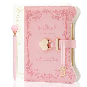 lot 20216 image: hi SCI Diary with Lock and Keys for Girls & Women, 360 Pages Journal with Lock for Girls Gift Ideas, Girls Locking Diary with Pen, Cute Journals Set for Teen Girls Ages 8-12, Ideal Gifts for 8 9 10 11 12 13 14 Year Old Girl(Rose Pink)