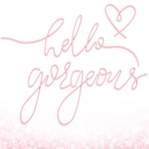 lot 20228 image: Hicarer Metal Hello Gorgeous Wall Art Minimalist Decor for Bedroom Bathroom Living Room Dressing Room Salon Office Home Decorations Easy to Install Wall Decor(Light Pink,Classic Style)