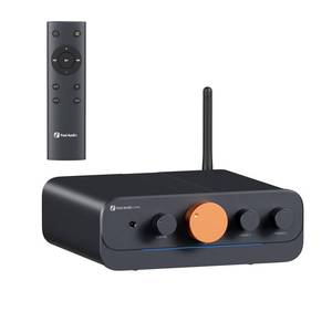 lot 20242 image: Fosi Audio HT4S Bluetooth Amplifier for Outdoor Speakers, 4 Channel Power Amp for Home Theater, Outdoor Gathering, 4.15.0 Ch Stereo Home Audio Receiver, Supports AUXOptical Input with Remote Control