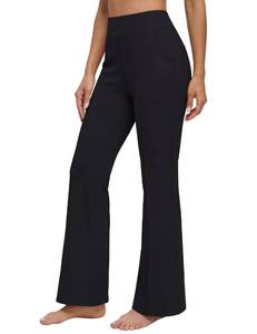 lot 20251 image: BMJL Womens Yoga Pants High Waisted Flared Black Work Business Casual Dress Pants(M��Black)