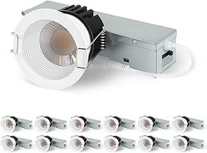 lot 9499 image: Aoseler Recessed LED Downlight Set with Manual