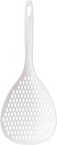 lot 10148 image: White Plastic Kitchen Strainer Spoon