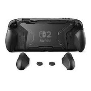 lot 10171 image: Nintendo switch 2 black case with interchangeable grips