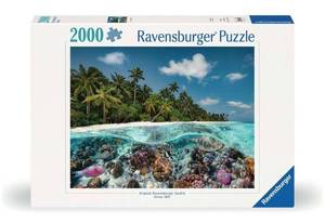lot 1901 image: Ravensburger - A Dive in The Maldives - 2000 Piece Jigsaw Puzzle - Stunning Imagery - Beautiful & Intricate - Unique View of an Undersea World - Premium Quality - Puzzles for Adults
