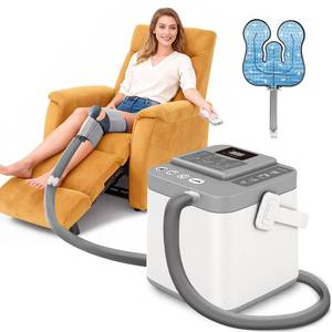 lot 1914 image: KETFIY Cold Therapy Machine,Programmable Timer Knee Ice Machine with Silent Pump,Knee Replacement System for Cryotherapy Pain Sports Injuries,Ice Therapy AnkleLegShoulderBackHip