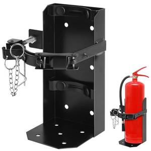 lot 1925 image: Heavy Duty Fire Extinguisher Bracket for 10lb Dry5lb Co2 Extinguisher, Fire Extinguisher Mount Bracket, Metal Wall Mount Fire Extinguishers Holder for Vehicle, Boat, Marine, Truck, Home, School