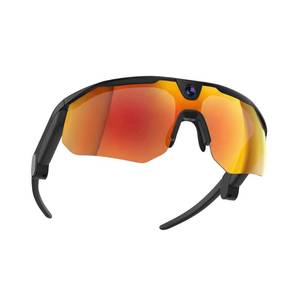 lot 2224 image: BleeqUp Ranger 4-in-1 Sport Camera Glasses, 16MP 1080P 120FOV Camera Glasses with EIS, Lightweight Sport Sunglasses with AI Video for Outdoor Cycling Hiking (Black)