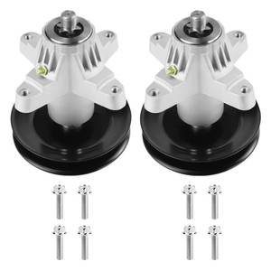 lot 2241 image: Dibanyou 2 Pack Lawn Mower Spindle Assembly for Cub Cadet MTD 618-05137,918-05137 Toro 119-8445 with 54 inch Decks,Fits Z6600 285-157 CP-30-8023 80-11-795