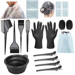 lot 2344 image: Svjetiq 21Pcs Hair Dye Kit Professional Hair Coloring Products with Hair Dye Brush, 350ml Hair Color Bowl, Hair Clips, Applicator, Earcover for Salon Bleaching & Hair Coloring at Home