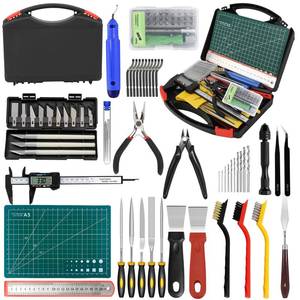 lot 3570 image: 3D Printer Tool Kit, 105 Pcs 3D Printer Accessories Includes Deburring Tool, Removal Tools, Digital Caliper, Cutting Mat, Carrying Case, 3D Printing Tool Kit for Finishing, 3D Print Removing, Cleaning