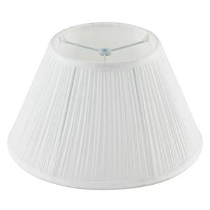 lot 4176 image: Lamp Shades For Table Lamps,Medium Lamp Shade 7 Top x 13 Bottom x 7.8 Slant Height,Barrel Replacement Lampshade(Spider Fitter), Modern Fabric Pleated Lampshades For Table Lamp,1 Pack(White)