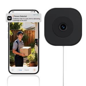 lot 4186 image: 2K Window Camera, 2.4G WiFi, Window Security Camera for Home, Full Color Night Vision, AI PersonVehiclePet Detection, 911 Emergency, US Based Cloud, 247 Recording, Easy & Quick Install