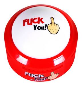 lot 4212 image: Talkie Toys Products Fuck You Button - Plays 10 Hilarious F You Sayings