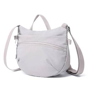 lot 4281 image: Haytijoe Small Crossbody Bags for Women Travel Lightweight Nylon Foldable Mini Tote Bag Top Handle Handbag Satchel Purse(Grayish Green)
