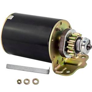 lot 5595 image: 14 Tooth Starter Motor Replacement for Craftsman LT1000 LT2000 YT3000, Briggs & Stratton 14.5-18.5 HP, Fits Cub Cadet and John Deere LA100 LA105 LA120 LA125-593934 693551 LG693551 BS693551 SE501848