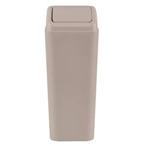 lot 5627 image: Innouse 14 Liter Plastic Trash Can with Swing Lid, 3.5 Gallon Slim Swing Top Garbage Can, 1-Pack