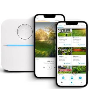 lot 5647 image: Rachio WiFi Smart Sprinkler Controller (8-Zone Irrigation Remote Control) �� App-Based Scheduling, Local Weather Intelligence, Rain Skips, Easy DIY Install