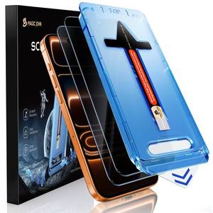 lot 6254 image: MAGIC JOHN 2 Pack for iPhone 17 Pro Max 6.9 inch Privacy Glass Screen Protector-Anti-Spy Auto Dust-Elimination, Bubble Free, Easy Installation, Daily Drop Protection