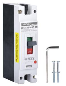 lot 6256 image: DIHOOL Heavy Duty Battery Disconnect Switch, DC 250 Amp Circuit Breaker for Power Station Solar System