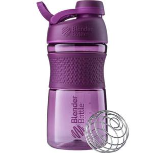 lot 6272 image: BlenderBottle SportMixer Shaker Bottle Perfect for Protein Shakes and Pre Workout, 20-Ounce, Plum