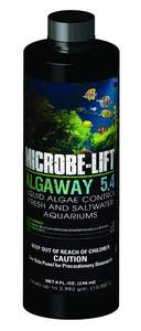 lot 6342 image: MICROBE-LIFT Algaway 5.4 Algae Remover for Aquariums, Algaecide for Freshwater and Saltwater Tanks, Aquarium Algae Control and Fish Tank Cleaner, Safe for Fish and Plants, 8 Ounces (ALGAA08)