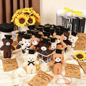 lot 9535 image: RUEGGVAT 72 Pcs Graduation Bears 2026 Bulk with Cards & Adjustable Wish Bracelets, Mini Stuffed Animals Toy, Graduation Gifts for Class of 2026 Preschool Kindergarten High School College Party Favors