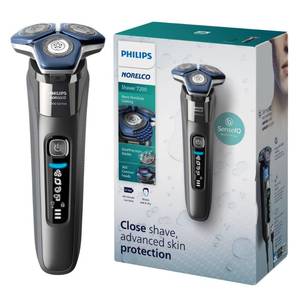 lot 9575 image: Philips Norelco Shaver 7200, Rechargeable Wet & Dry Electric Shaver with SenseIQ Technology and Pop-up Trimmer, S788782