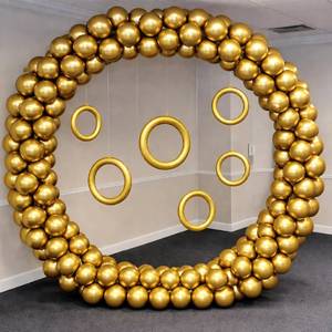 lot 10325 image: 6 Pack Gold Ring Birthday Party Decoration 4 6 8 Glitter Gold Rings Table Centerpiece Cartoon Characters Themed Birthday Baby Shower Party Supplies Wedding DIY Craft Decor