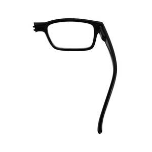 lot 10349 image: (Must Buy Both Eye) Black-Right Eye 2.25 Reading Glasses with Different Strength for Each Eye