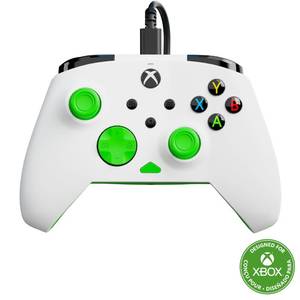 lot 11286 image: Turtle Beach Rematch Core Wired Gaming Controller - Licensed for Xbox Series XS, Xbox One & Windows PCs - Audio Controls, Rumble Motors & Impulse Triggers, Companion App - WhiteGreen