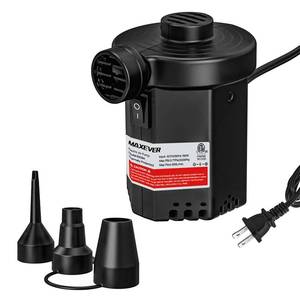 lot 11287 image: Air Pump Electric for Pool Inflatables MAXEVER Portable Inflator Deflator for Outdoor Camping - 110V120V