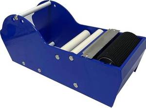 lot 11303 image: WELSTIK Water Activated Gummed Kraft Paper Tape Packaging Dispenser 3 Inch for Shipping, Carton and Box Sealing, Blue