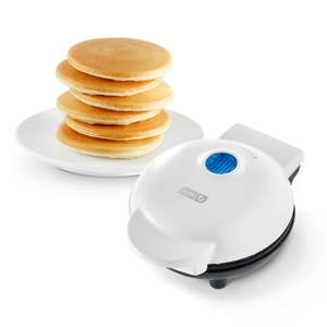 lot 11310 image: Dash Mini Maker Portable Grill Machine  Panini Press for Gourmet Burgers  Sandwiches  Chicken  Other On the Go Breakfast  Lunch  or Snacks with Recipe Guide  White