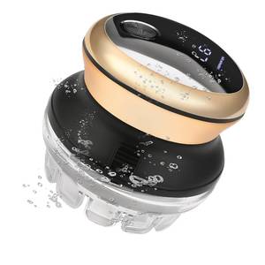 lot 11318 image: KEMEI Professional Hair Clippers for Men, Automatic Circular Hair Trimmer, Cordless Self-Haircut Kit with LED Display, KM-887 Gold