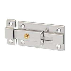 lot 12328 image: Alise Slide Bolt Gate Latch,Spring-Automatic Barrel Bolts Latches Safety Door Lock,Gate Hardware for Inside Door Fence Toilet Barn Pet Doors,Stainless Steel Bolt Latches,Brushed Finish,MS3000-LS