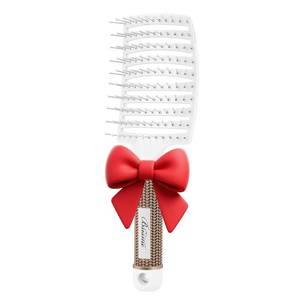 lot 14011 image: Bsisme Hair Brush, Vented Curved Styling Brush for Faster Blow Drying, Professional Detangling Brush for Women and Men, White