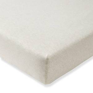 lot 14031 image: Burts Bees Baby Essential Organic Cotton Fitted Crib Sheet, Breathable for Boy Girl Standard Crib & Toddler Mattresses