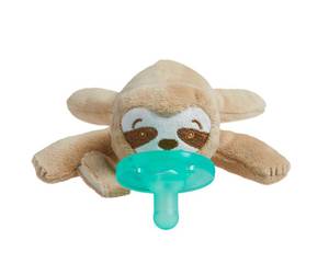 lot 14056 image: Philips Avent Soothie Snuggle Pacifier Holder with Detachable Pacifier, Sloth, 0m, SCF34707
