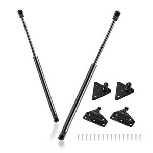 lot 14412 image: Euplokeer Qty (2) SPD-GS-5150-90 15in 90lb401N Universal Gas Strut Spring with Mounting Bracket for Boat Seat Engine Hatch Cover, SPD-5150-90 SE150P90 Shock Lift Support for RV Camper Storage Door