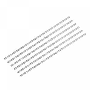 lot 14414 image: uxcell HSS(High Speed Steel) Extra Long Twist Drill Bits, 3.5mm Drill Diameter 160mm Length for Hardened Metal Woodwork Plastic Aluminum Alloy 6 Pcs