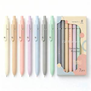 lot 14447 image: Vanhench 7Pcs 0.5 mm Black Ink Gel Pens Fine Point Smooth Writing Quick Dry Pen for School Note Teacher Journaling Office Desk Nurses Gift, Nice Cute Multifunction Writing Pens with Fidget Stress Ball