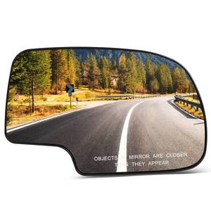 lot 14455 image: SCITOO Passenger Side View Mirror Glass Fit For Chevy Silverado Tahoe For GMC Sierra Yukon 2000-2006 Suburban Non-heated Exterior with Backing Plate Chrome Side Mirror GM1325105
