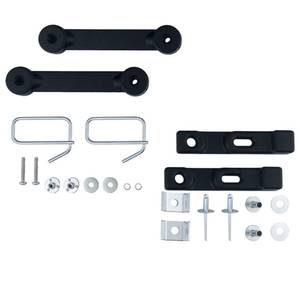 lot 14461 image: AMTHKNO M72426 Rubber Hopper Latch Strap and M67099 M67099B Bagger Chute Strap WHardware Kit, for John Deere D100 E100 F910 G100 L100 X125 Z245 and More.